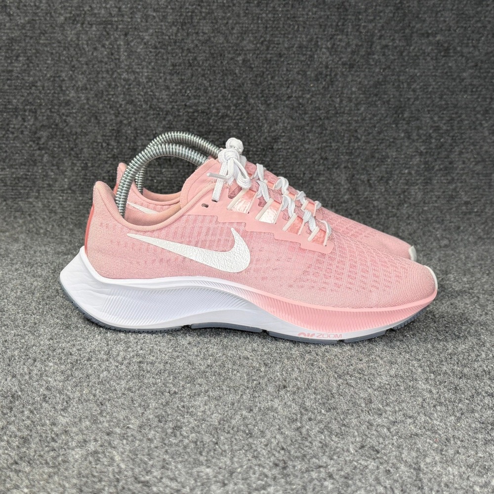 Nike Air Zoom Pegasus 37 Running Shoes Womens 7 Pink Glaze Athletic Run Training